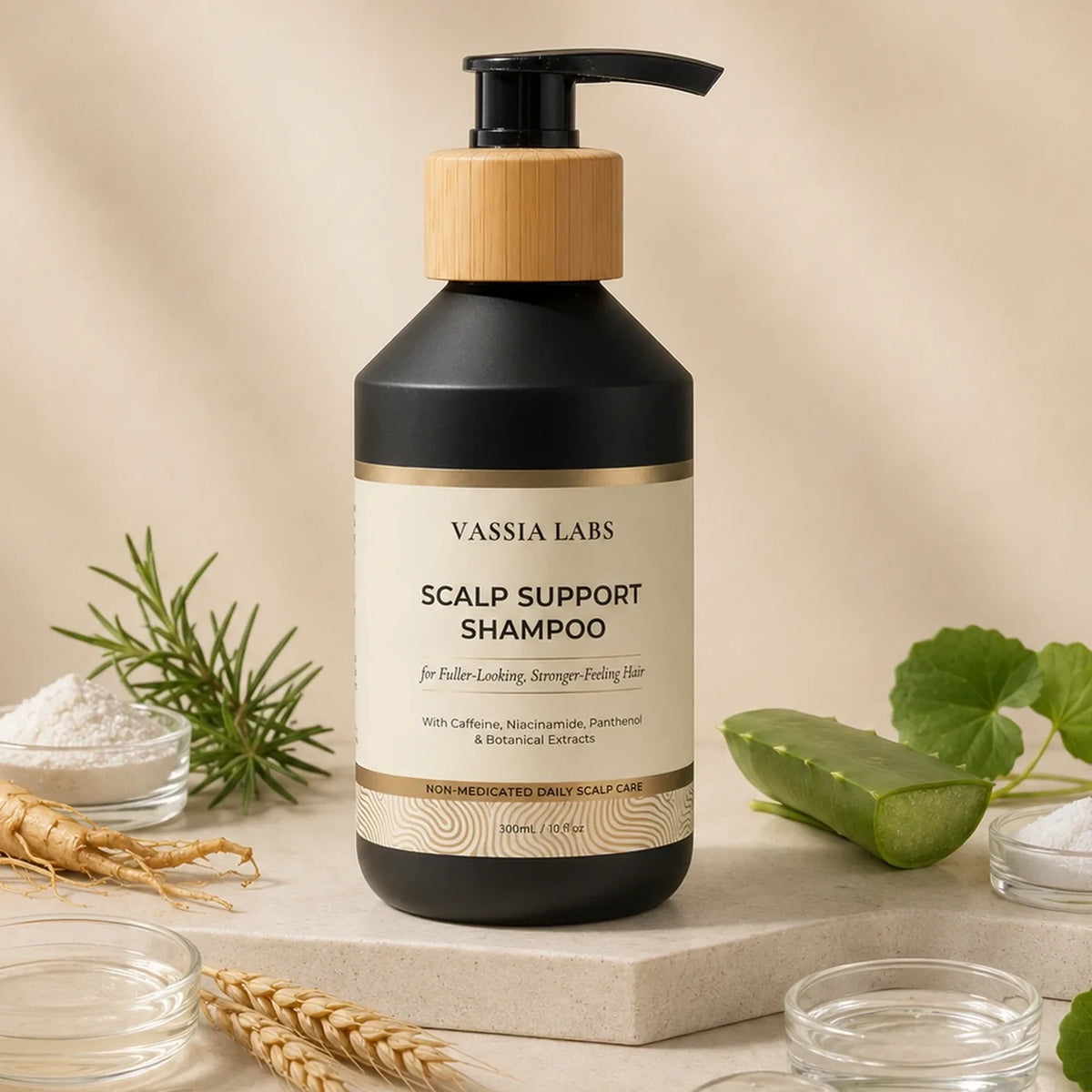 Vassia Labs Volumizing Shampoo with botanical ingredients